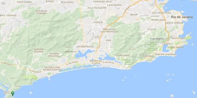Bản đồ của bãi biển Perigoso