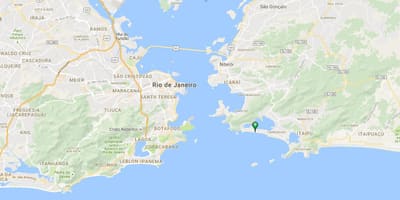 Bản đồ của bãi biển Piratininga