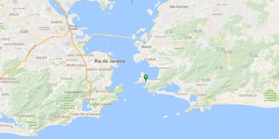 Bản đồ của bãi biển sở Trường Rio Branco