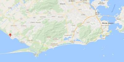Bản đồ của bãi biển Sepetiba