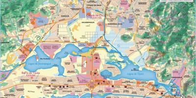 Bản đồ của bãi biển Salvador