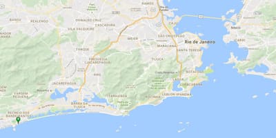 Bản đồ của bãi biển Trong dos Tích