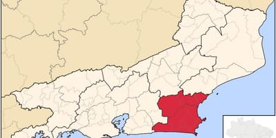 Bản đồ của Baixadas Litorâneas