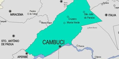 Bản đồ của Cambuci phố