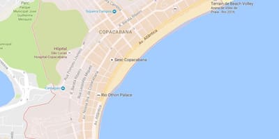 Bản đồ của Copacabana