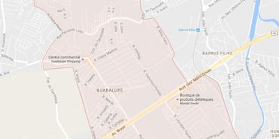 Bản đồ của Guadalupe