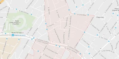 Bản đồ của Hẹn hệ điều hành Santos