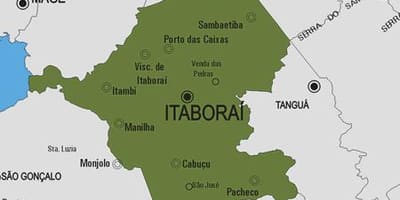 Bản đồ của Itaboraí phố