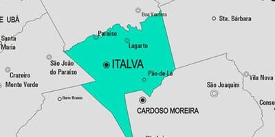 Bản đồ của Italva phố