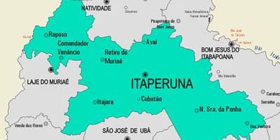 Bản đồ của Itaperuna phố