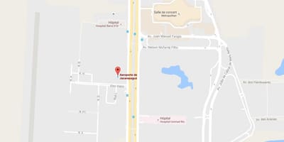 Bản đồ của Jacarepaguá-Roberto Thế sân bay