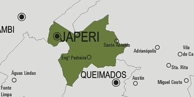 Bản đồ của Japeri phố