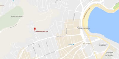 Bản đồ của khu ổ chuột ở Santa Marta