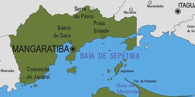 Bản đồ của Mangaratiba phố