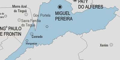 Bản đồ của Miguel Pereira phố