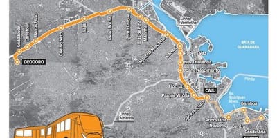 Bản đồ của NHẬT TransBrasil