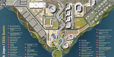 Bản đồ của công Viên Olympic