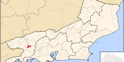 Bản đồ của Pinheiral