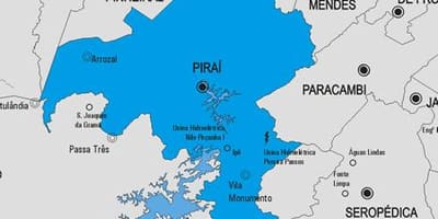 Bản đồ của Piraí phố