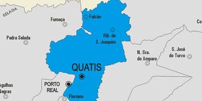 Bản đồ của Quatis phố