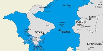 Bản đồ của Resende phố