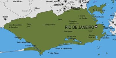 Bản đồ của Rio cá Ngừ phố