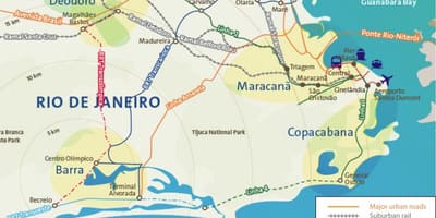 Bản đồ của Rio de Janeiro sân bay
