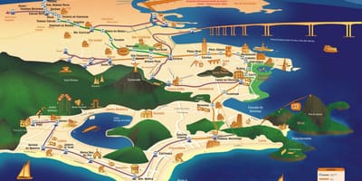 Bản đồ của Rio di tích