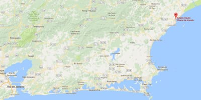 Bản đồ của sân vận động Claudio Moacyr de Azevedo