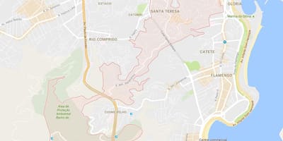 Bản đồ của Santa Teresa