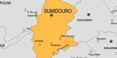 Bản đồ của Sumidouro phố