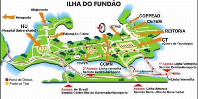 Bản đồ của UFRJ