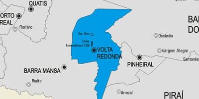 Bản đồ của Vassouras phố
